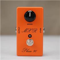 MXR Custom Shop Phase 90 Script Logo with LED Guitar Effects Pedal w/ Box #58863