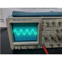 Tektronix 2465B 400 MHZ 4 Channel Oscilloscope w/ Bag