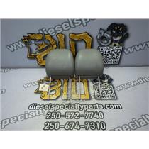 2006 2007 DODGE CHARGER RT 5.7 HEMI AUTO FRONT HEADRESTS ( 2 ) GRAY LEATHER OEM