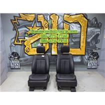 2012 2013 FORD EXPEDITION EL LIMITED FRONT BLACK LEATHER SEATS HEATED COOLED DVD