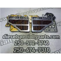 2008 2009 FORD F350 F250 XLT 6.4 DIESEL AUTO 4X4 FENDER EMBLEMS SET ( 2 ) OEM