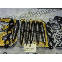 2008 2009 DODGE 3500 6.7 DIESEL ENGINE FUEL INJECTORS (SET) SIX TOTAL 4925342
