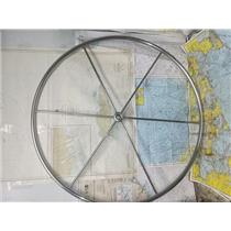 Boaters' Resale Shop of TX 2604 0402.01 SS 42" STEERING WHEEL FOR 1" SHAFT