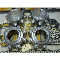 2002 2003 FORD F350 F250 XLT 4X4 OEM PLASTIC CHROME CENTRE HUB CAPS WHEEL COVERS