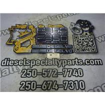 2002 2003 FORD F350 F250 XLT 4X4 7.3 L V8 EMBLEMS SET ( 4 ) "F-350" OEM