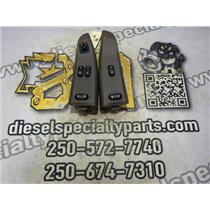 2002 2003 FORD F350 F250 XLT 4X4 7.3L POWER WINDOW LOCK SWITCH'S BROWN (2) OEM