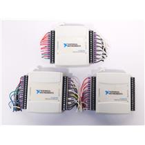 Lot of 3 National Instruments NI USB-6525 Digital I/O Devices Isolation Over USB