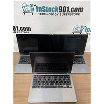 LOT 3 A2289 Apple MacBook Pro 13.3 1.4GHz Intel Core i5 UNKNOWN RAM & SSD PARTS!