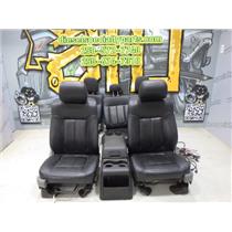 2011 - 2014 FORD F150 XLT CREWCAB KATZKIN BLACK / BLUE LEATHER SEATS HEATED