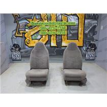 1999 - 2003 FORD F350 F250 XLT EXTENDED CAB OEM CLOTH BUCKET SEAT (GRAY) POWERED