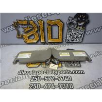 2003 2004 GMC JIMMY 4.3 VORTEC V6 AUTO 4X4 SUN VISOR SET LIGHT GRAY OEM