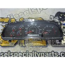 1999 2000 FORD F350 XLT 7.3 DIESEL ZF6 4X4 INSTRUMENT GAUGE CLUSTER SPEEDOMETER