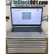 LOT 8 HP EliteBook 840 G8 14'' FHD i7-11 3.0GHz NO RAM NO SSD BAD CHASSIS PARTS!