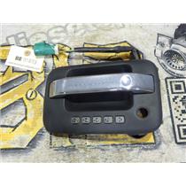 2013 2014 FORD F150 XLT DRIVERS SIDE DOOR HANDLE W/ KEYPAD BLACK / CHROME