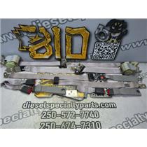 2000 2001 FORD F350 XLT EXT CAB 7.3 DIESEL ZF6 OEM INTERIOR SEAT BELTS (GRAY)