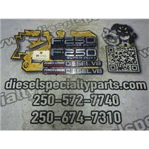 2000 2001 FORD F350 XLT EXT CAB 7.3 DIESEL ZF6 2WD SUPERDUTY V8 EMBLEM SET OEM