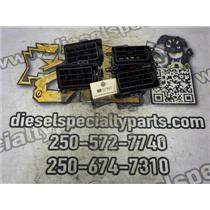 2000 2001 FORD F350 XLT EXT CAB 7.3 DIESEL ZF6 2WD DASH VENTS ( 4 ) BLACK OEM