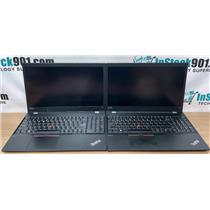 LOT 2 Lenovo ThinkPad T15 15.6 FHD i5-1135G7 2.0GHz NO RAM NO SSD READ!!