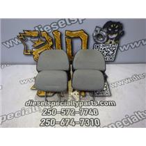 2009 2010 CHEVROLET AVEO 5 1.6L AUTO HEADRESTS SET GRAY OEM