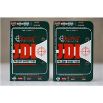 Pair of Radial JDI Passive Direct Boxes #58770