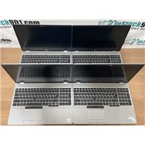 LOT 4 Dell Latitude 5510 15.6 FHD i5-10 / i7-10 1.60GHz 8gb RAM NO SSD READ!