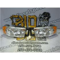 2003 2004 DODGE 3500 2500 5.9 DIESEL 4X4 NV5600 HEADLIGHTS ( PAIR ) AFTERMARKET