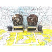 Boaters' Resale Shop of TX 2605 0902.02 SCHAEFER PAIR OF LEAD BLOCKS ON 1" TRACK
