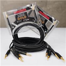 6x 10' Mogami Gold TRS - TRS Cables #58828