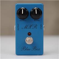 MXR M103 Blue Box Script Logo Octave Fuzz Guitar Effects Pedal #58757