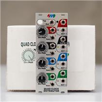 4ms Quad Clock Distributor Eurorack Module w/ Box & Tiptop Stackcables #58556