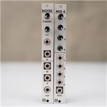 Malekko MIX 4 & NOISE Eurorack Modules w/ Patch Cables #58510
