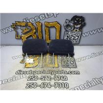 1999 2000 GMC SIERRA 2500 6.0 AUTO 4X4 EXT CAB FRONT HEADRESTS ( 2 ) BLUE CLOTH
