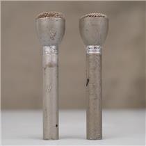 2 Electro-Voice 635A Dynamic Omnidirectional Microphones w/ Clips #59277