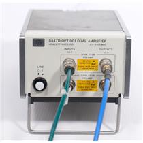 HP 8447D Dual Amplifier 0.1-1300MHz OPT 001