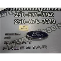 2006 2007 FORD FREESTAR SPORT 4.2 L AUTO OEM EXTERIOR EMBLEMS (SET)