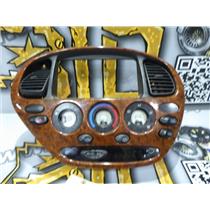 2004 2005 TOYOTA TUNDRA LIMITED 4.7 AUTO 4X4 CENTER DASH CLIMATE CONTROL TRIM
