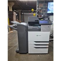 Lexmark CX923dte Color Laser AIO Printer Lightly used Works Excellent PC is 59K