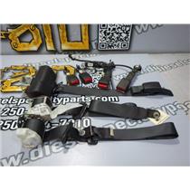 2011 2012 FORD F150 PLATINUM 3.5 V6 AUTO 4X4 REAR SEAT BELTS SET (3) BLACK OEM