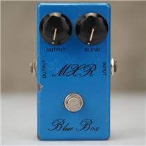 MXR Blue Box Bud Script Logo Pedal #59346
