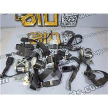 2012 2013 FORD F150 XLT 3.5 ECOBOOST AUTO 4X4 CREWCAB SEAT BELTS (BLACK) 5 PASS