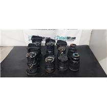 Lot of 8 Sony Camera Lens
