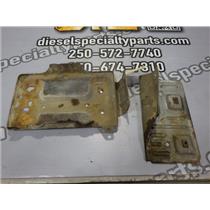 2003 2004 FORD F350 F250 XL 6.0 DIESEL ZF6 4X4 BATTERY TRAY HOLDER MOUNT (2) OEM