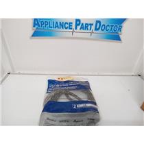 WHIRLPOOL WASHER 8212638RP 6FT (2) BRAIDED HOSES NEW OEM
