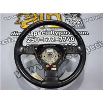 2005 2006 VOLKSWAGEN JETTA 1.9L DIESEL AUTO SEDAN STEER WHEEL W CONTROLS BLACK