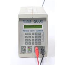XiTron Technologies 2000 Portable V/A/T DC Calibrator Temperature Source