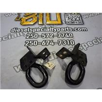 2008 2009 FORD F350 FX4 6.4 DIESEL AUTO 4X4 TOW HOOKS ( 2 ) BLACK 7C3417A954AB