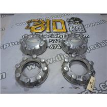 2008 2009 2010 FORD F350 FX4 6.4 DIESEL AUTO 4X4 OEM CENTRE CHROME HUB CAPS SET