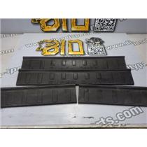 2008 2009 2010 FORD F350 FX4 CREWCAB OEM INTERIOR SCUFF KICK PLATES (BLACK) SET