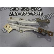 2001 2002 FORD F350 XLT 6.8 V10 AUTO 2WD OEM HOOD HINGES (SET) WHITE