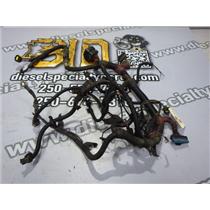 2000 2001 FORD F350 LARIAT 7.3 DIESEL ZF6 4X4 ENGINE WIRING HARNESS 1837761C91